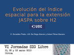 Evolución del índice espacial para la extensión JASPA sobre H2