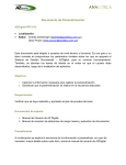 Documento de Parametrización