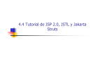 4.4 Tutorial de JSP 2.0, JSTL y Jakarta Struts