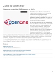 ¿Que es OpenCms?