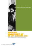 software development kit de sap® business one - e
