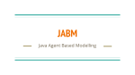 Java Agent Based Modelling
