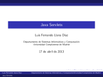 Java Servlets - Universidad Complutense de Madrid