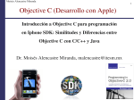Objective C (Desarrollo con Apple)