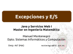 Excepciones y E/S