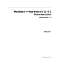 Modelado y Programación 2015-2 Documentation