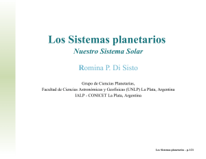 Los Sistemas planetarios