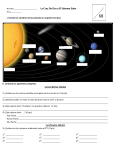 I. Escribe los nombres de los planetas en español. (10 pts) II