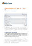 Sodium Hyaluronate, MW Sodium Hyaluronate, MW 0.1 Sodium
