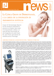 La CL&iacute;niCa Grupo de dermatoLoG&iacute;a, a La Cabeza de La