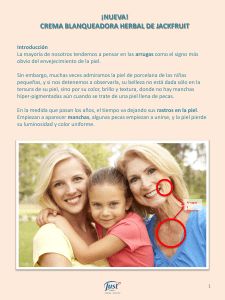 ¡nueva! crema blanqueadora herbal de jackfruit