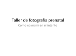 Taller de fotografía prenatal