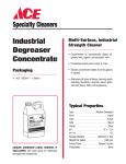 Industrial Degreaser Concentrate Packaging