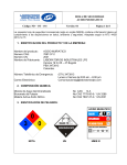 HOJA DE SEGURIDAD ACIDO MURIATICO