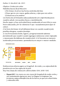 Protección solar