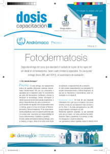 Fotodermatosis - Revista Dosis