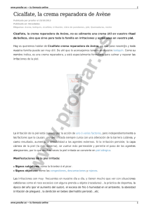 Cicalfate, la crema reparadora de Avène| Prosfar