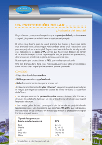 13. protección solar