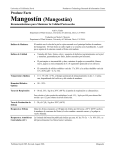 Mangostín (Mangostán)