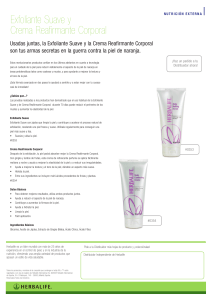 Exfoliante Suave y Crema Reafirmante Corporal
