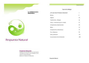 Catálogo RespuestaNatural