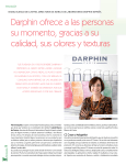 darphin ofrece a las personas su momento, gracias a