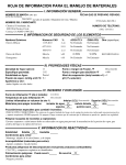 Spanish MSDS.ofm - Chemical Consultants Inc