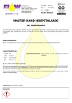 Etiqueta de `FLOW - MASTER HAND HOSPITALARIO
