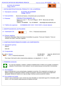 PRODUCTOS DISANFE, S.L.