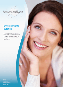 envejecimiento cut&aacute;neo