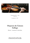 Programa de mano - Sociedad Filarmónica de Gijón