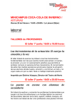 MINICAMPUS COCA-COLA DE INVIERNO / ASTURIAS Las