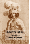 Conchita Robles. La muerte ronda el teatro.