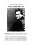 Antonin Artaud (1896 - 1948) - Revista literaria Katharsis