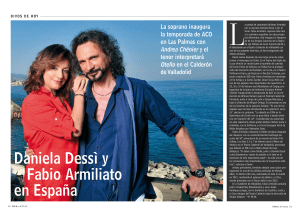 daniela dess&igrave; y Fabio Armiliato en espa&ntilde;a