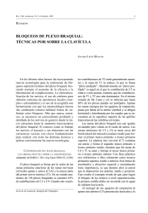 Bloqueos de Plexo Braquial - Sociedad de Anestesiología de Chile