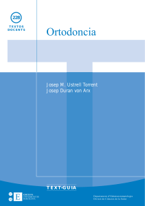 Ortodoncia - Publicacions i Edicions de la Universitat de Barcelona
