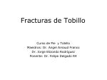 Fracturas de Tobillo