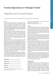 Pruebas diagnósticas en Patología Tiroidea Diagnostic tests in