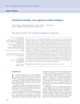 Tormenta tiroidea - Revista Chilena de Endocrinología y Diabetes