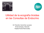 Utilidad de la Ecografía Tiroidea en Consultas de Endocrinología