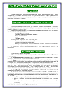 1.3.- TRASTORNO DESINTEGRATIVO INFANTIL