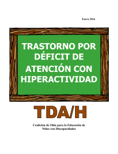 trastorno por déficit de atención con hiperactividad