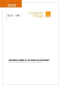 2010 informe sobre el autismo en internet