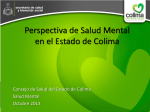 Perspectiva de Salud Mental en el Estado de Colima