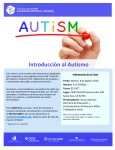Introducción al Autismo: Martes, 9 de Agosto, 2016