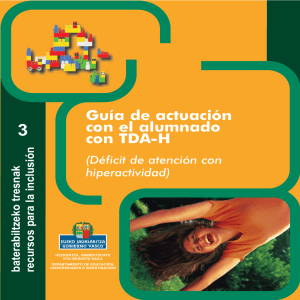 Guía de actuación alumnado TDAH