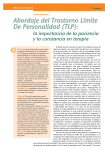 La importancia de la paciencia y la constancia en terapia TLP en PDF