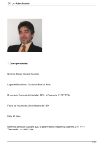 CV. Lic. Ruben Scandar
