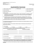 Medical Statement Form (Spanish)